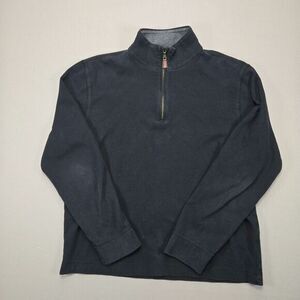 Banana Republic Quarter Zip‎ Pullover Sweater Cotton Blend Casual Classic L/G